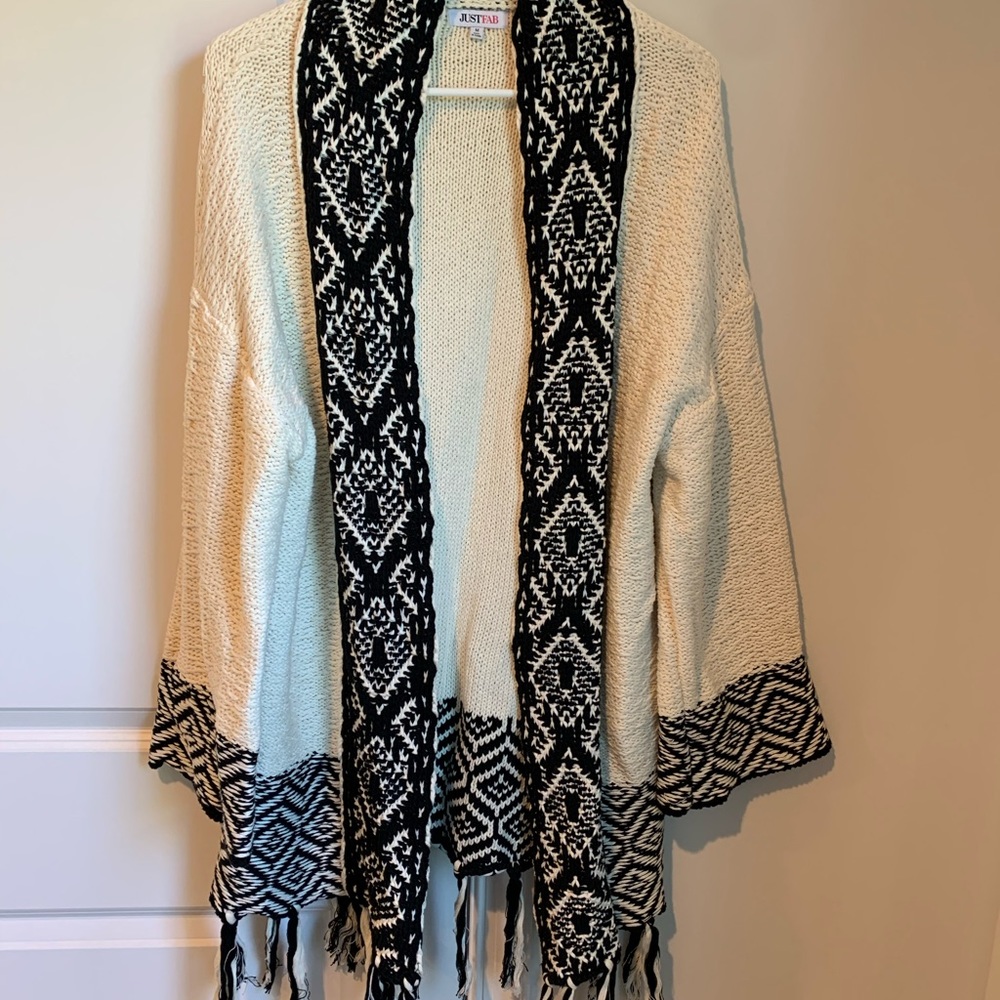 Tassel Cardigan Sweater
